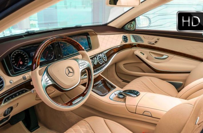 Luxusní auto Mercedes - výbava, interiér