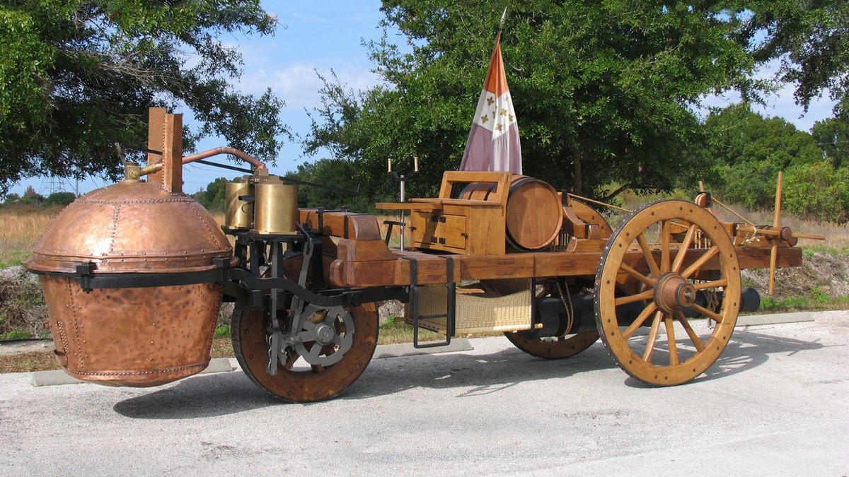 \nejstarší auta světa - Cugnot Fardier