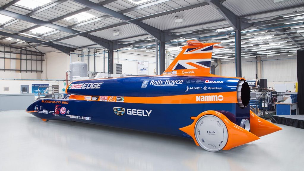 Bloodhound - překonání rychlosti 1600 km v hodině