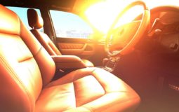 Auto - přehřívání interiéru - slunce a léto