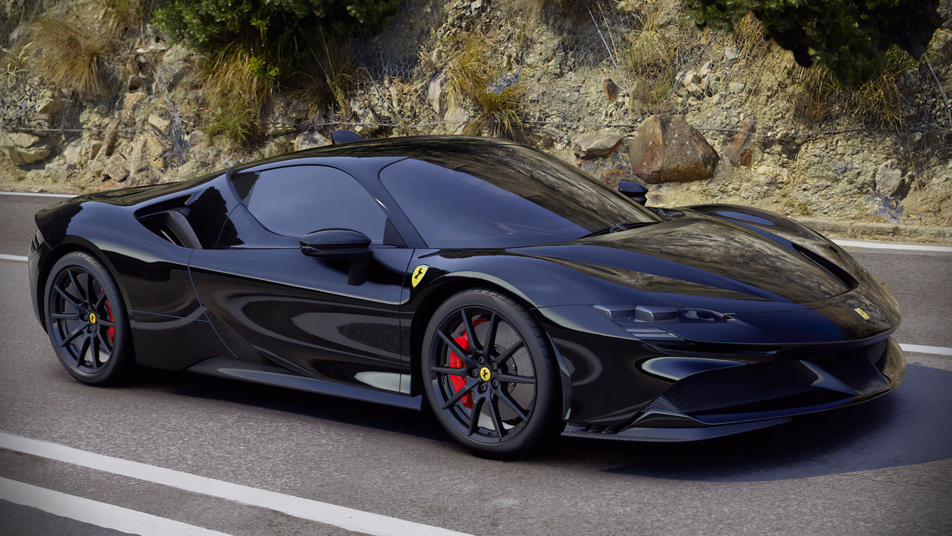 ferrarisf90stradaleblack AutoŽivě