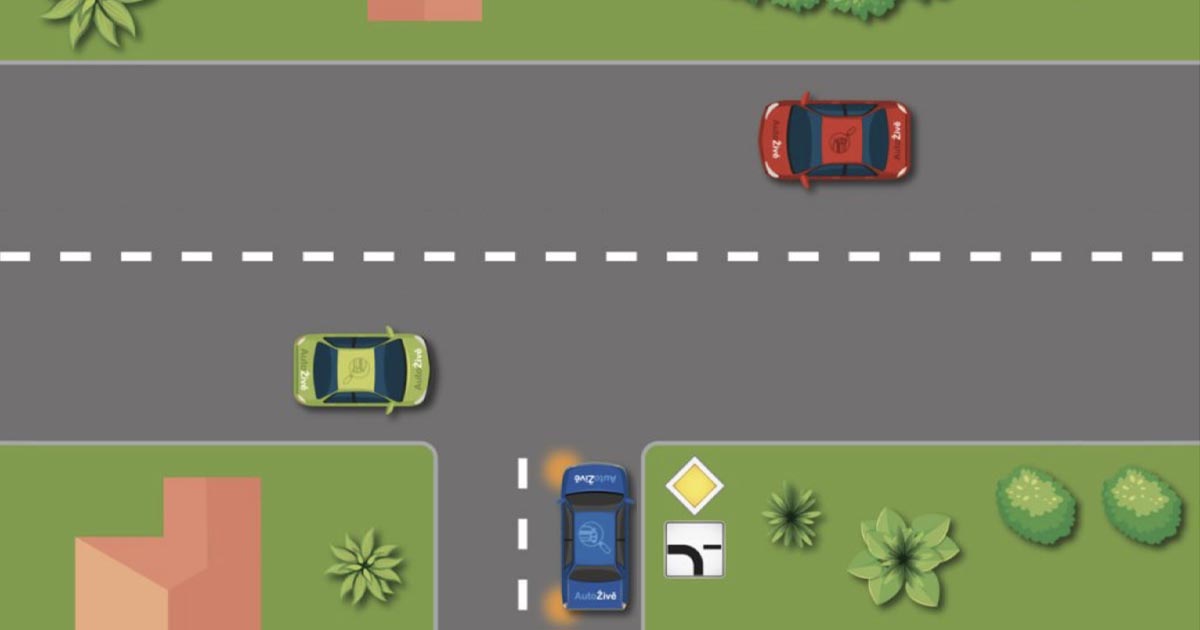 Test křižovatky, který správně nevyřeší 98 % lidí. Chyták s dopravní situací vyškolí i nejzkušenější řidiče