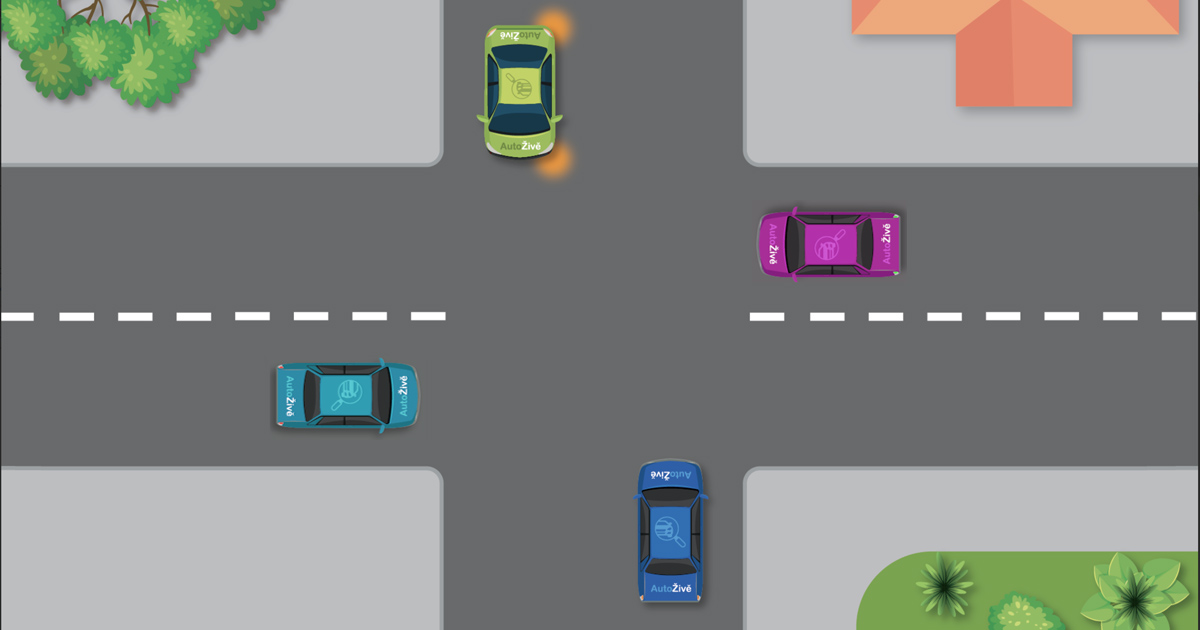 Test z autoškoly, na který je i zákon krátký: Žádná značka kolem dokola a řidiči jsou mimo. Jak byste se zachovali vy?
