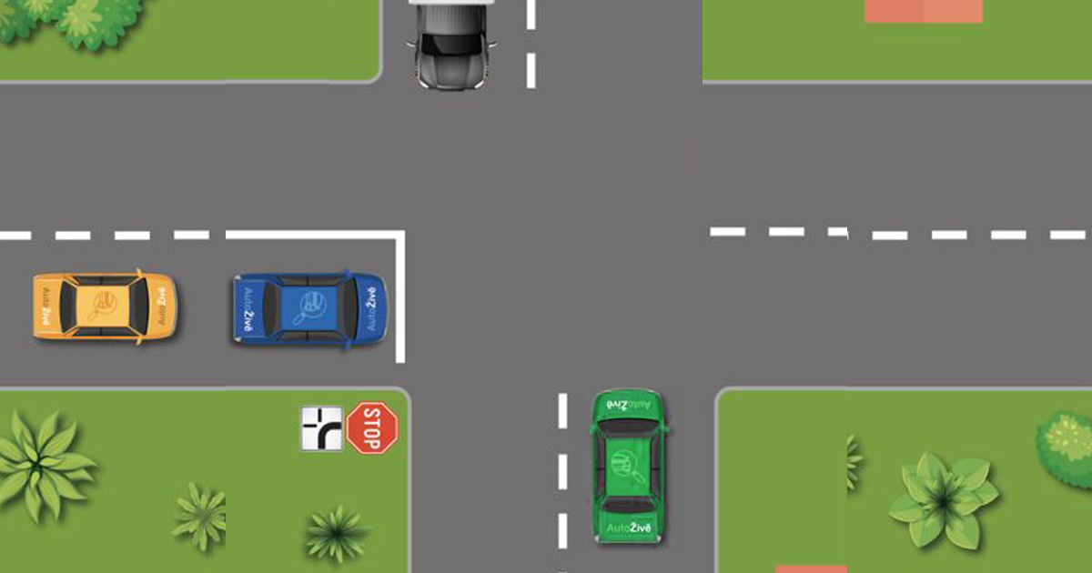 Kdo křižovatku nevyřeší, měl by vrátit řidičák: Projdete 5sekundovým testem z autoškoly? Pokud ne, tak pokuta 10 000 Kč a 4 body