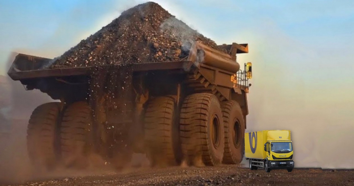 Největší auto světa je tak gigantické, že vedle něj kamion České pošty vypadá jako dětská hračka. Výkon 6 528 koní spotřebuje 1300 l/100km