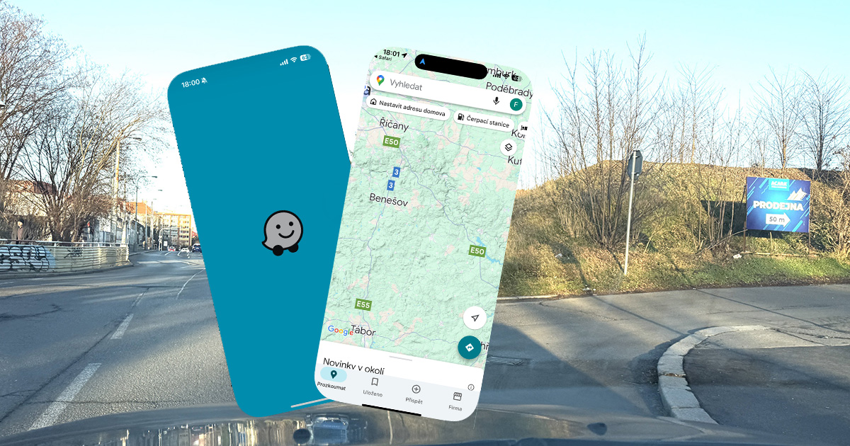 Používání Waze a Google Mapy jako hlášení na radary a policii je zakázané. Češi ale přišli na legální způsob, jak to obejít