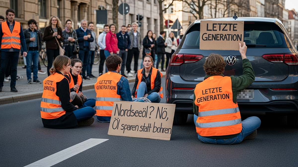 Aktivisté se přilepí vteřinovým lepidlem k silnici, pokutu ale dostanou řidiči. Vítejte v Evropě 2025