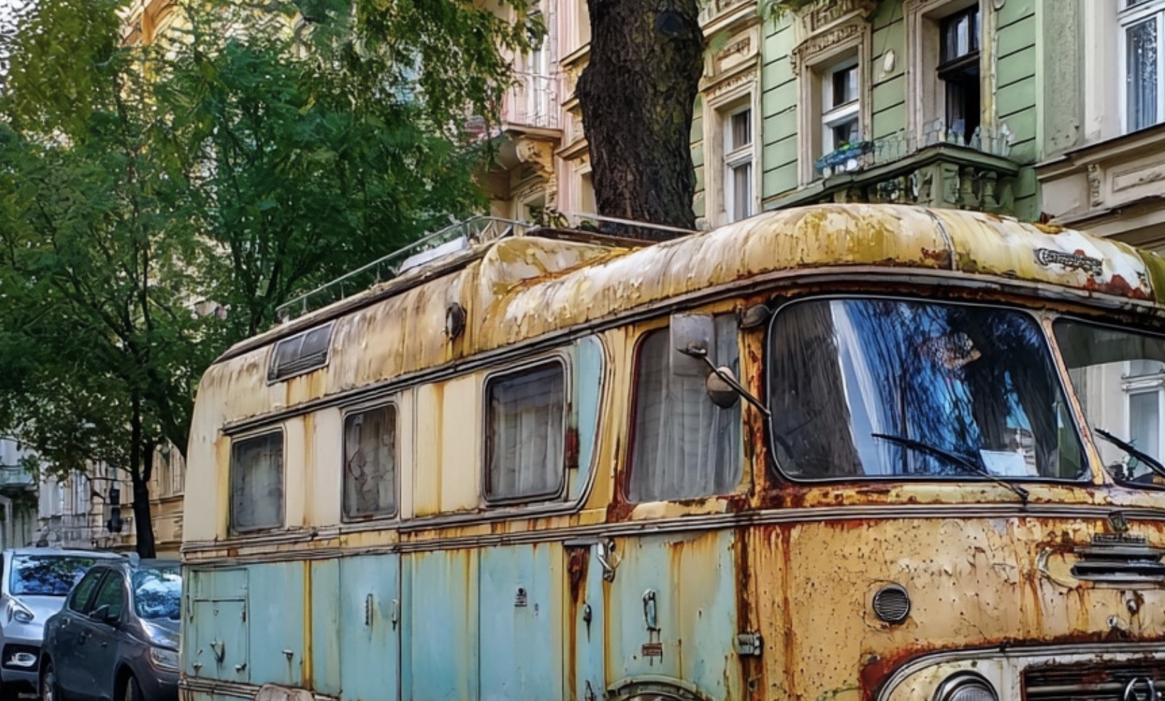 Z městského autobusu se stal vrak, sloužil jako chatka. DPP ho za 12 milionů Kč zrestauruje, co s ním bude pak, neuhodnete