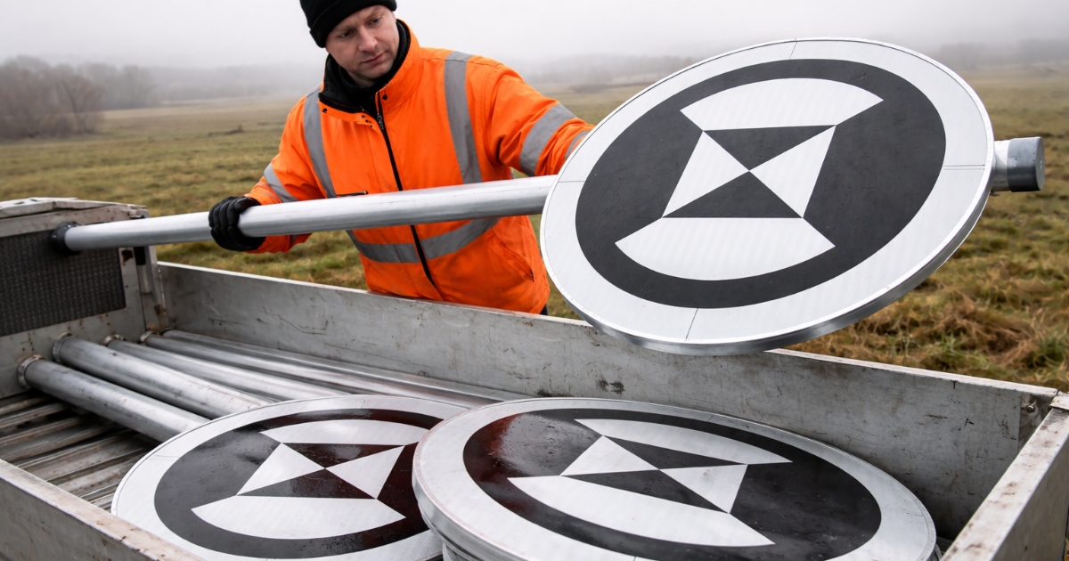 Nevšední černobílá značka mate řidiče a generuje řadu otázek. Co značí a proč vás v praxi nezajímá