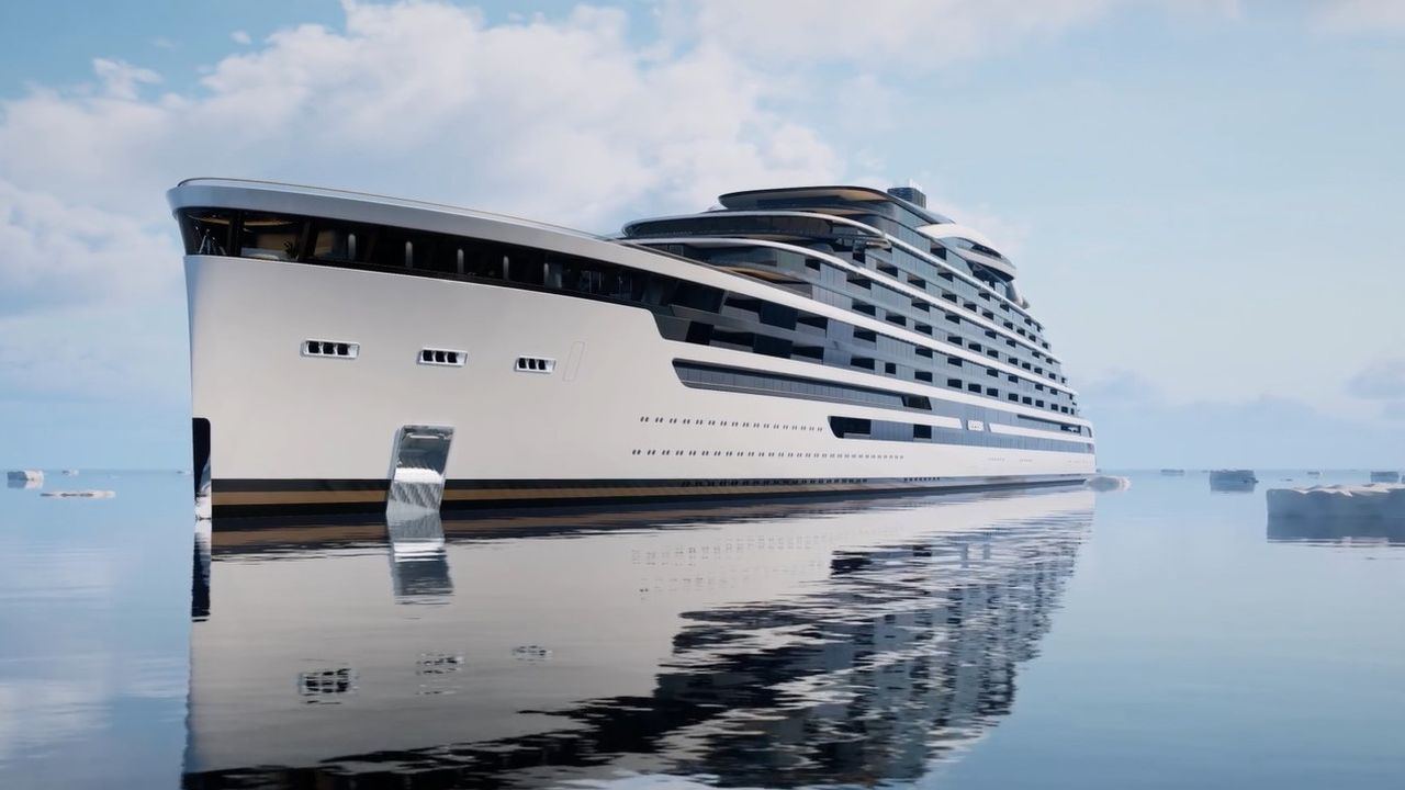 Nová megajachta delší než Titanic bude absolutní převrat. Nenabídne jen cestování, ale skutečné bydlení na moři