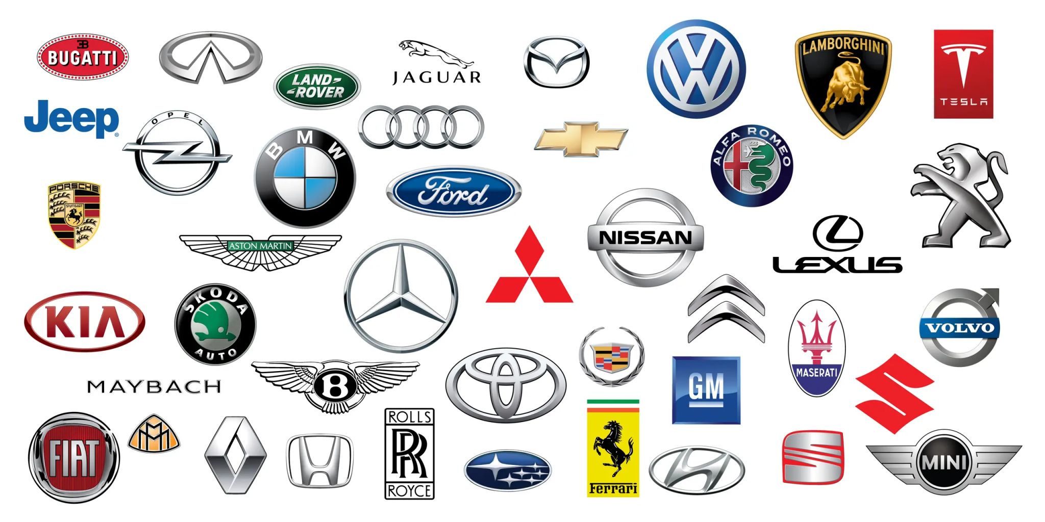 BMW, Peugeot, Škoda. Stačí sundat název a 8 z 10 řidičů přiřadí logo ke špatné automobilce, i když ji mají v garáži
